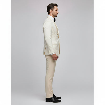 BIOME | The Ivory Royal Three-Piece Wedding Suit