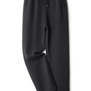 Men's 100% Pure Wool Wide-Leg Pants - Thickened Casual Trousers