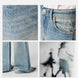 Frayed High-Waist Wide-Leg Jeans - Nostalgic Light Blue | Spring 2026