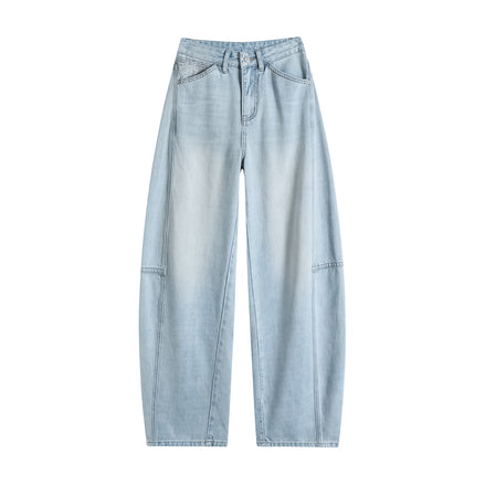 Diamond Wide-Leg Jeans - High Waist Denim