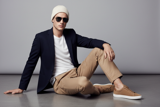 Men's Clothing 1 - Beige Beanie Style