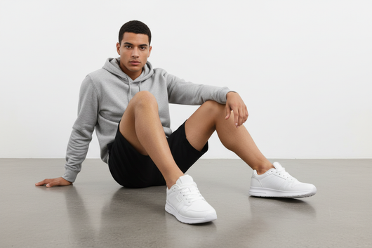 Men's Footwear 2 - White Athletic Sneakers