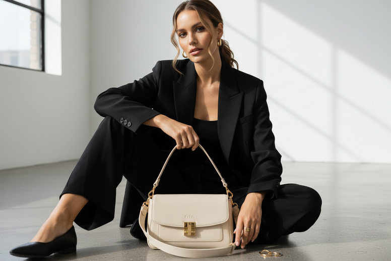 Women's Bags 2 - Cream Shoulder Bag